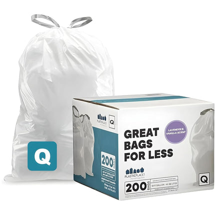 Plasticplace Custom Fit Trash Bags │ Simplehuman C