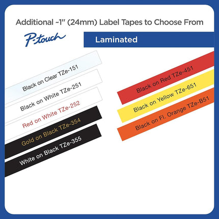 Brother TZe-PR851 Label-Making Tape Black on Gold