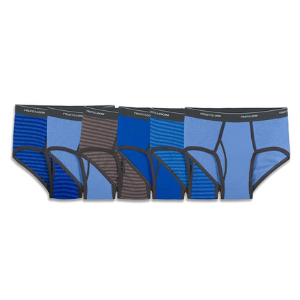 Fruit of the Loom Men's 6-pack Stripe/Solid Fashio