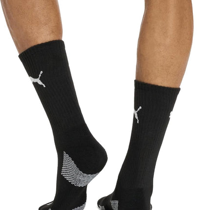 PUMA Men's 6 Pack Crew running socks, Black/Grey Combo, 44847 UK