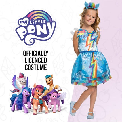 Disguise My Little Pony Rainbow Dash Classic Girls Dress - Small