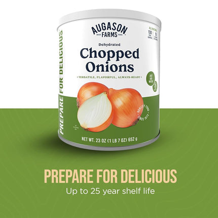 Augason Farms Dehydrated Chopped Onions #10 Can, 23 oz by Augason Farms