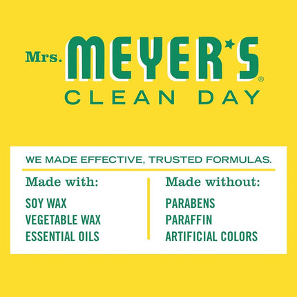 MRS. MEYER'S Clean Day Soy Aromatherapy Candle, 25 Hour Burn Time, Made with Soy Wax and Essential Oils, Honeysuckle, 4.9 oz