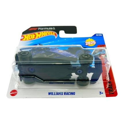 Hot Wheels Formula 1 Williams Racing Car, 2025 Track Aces Collection, 59/250, Die-Cast Model, Blue