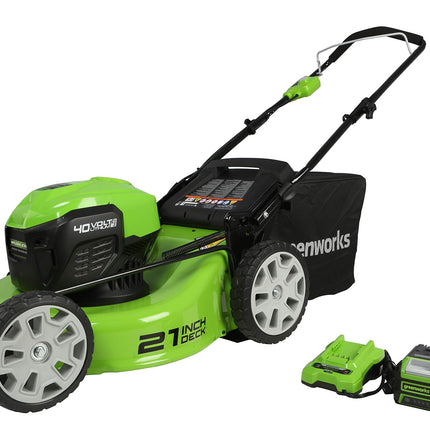 Greenworks 40V 21" Cordless Brushless Push Mower, 
