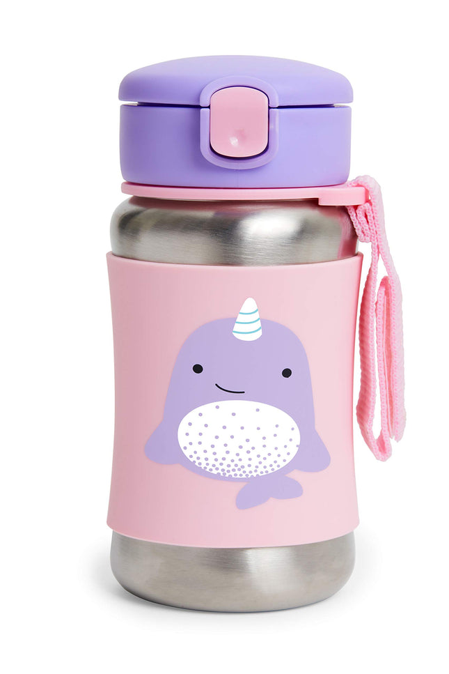 Skip Hop Toddler Sippy Cup with Straw, Zoo Stainle