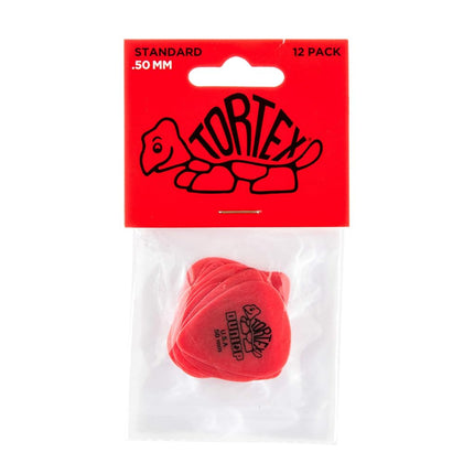Jim Dunlop 418P.50 Tortex Standard Player Pack (Pack of 12)