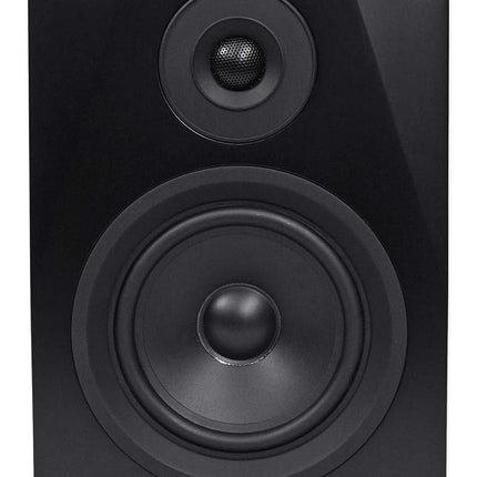 Rockville APM5B Par de altavoces de monitoreo de estudio USB activos/autoamplificados de 2 vías y 250 W de 5.25", negro