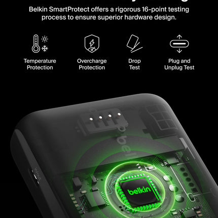 Belkin 10000mAh 20W USB C Power Bank, Portable Charger for iPhone & iPad