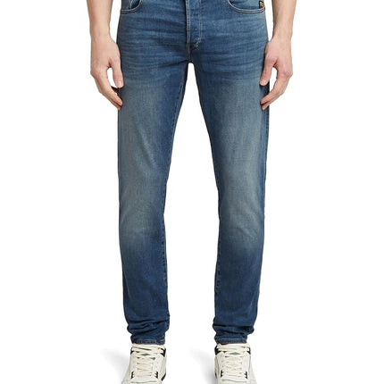 G-STAR Men's 3301 Slim Jeans, Blue (vintage medium