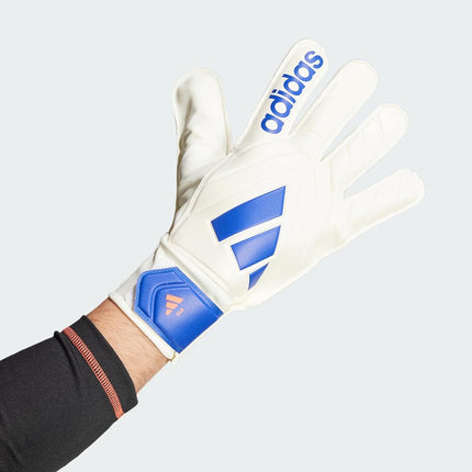 adidas Unisex Goalkeeper Gloves Cup Club, White / Lucid Blue / Solar Red, 12