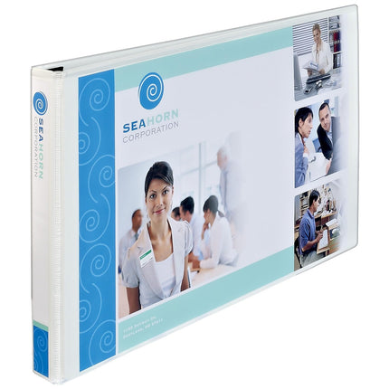 Avery Heavy-Duty Binder, White with 1-Inch Two Boo