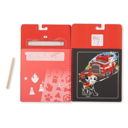 Melissa & Doug PAW Patrol Scratch Art 3-Pack – Chase, Skye, Marshall Color Reveal Travel Activity Pads