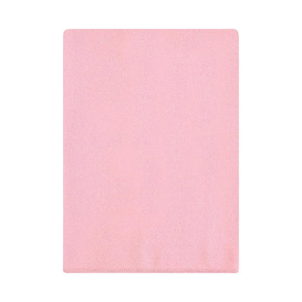 Hudson Baby Paños para eructar de Franela Unisex para Bebé 12pzas, Conejita Miel Rosa, Talla Única
