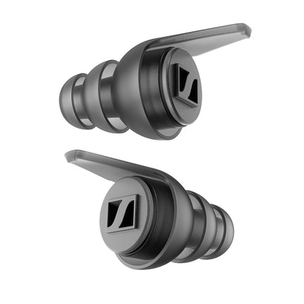 Sennheiser SoundProtex Plus Earplugs - Reusable Hearing Protection with 4 Interchangeable Filters - High Fidelity Sound at a Safe Volume Level - Black