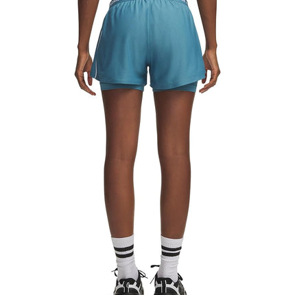 Under Armour Womens in 1 Shorts Women Boun Blue/White 8