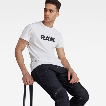 G-Star Men's Holorn R T-Shirt, White (white D08512-8415-110), L