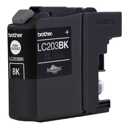 BROTHER Genuine High Yield Black Ink Cartridge, LC203BK, Replacement Black Ink, Page Yield Up To 550 Pages, Amazon Dash Replenishment Cartridge, LC203