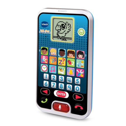 Teléfono didáctico con llamadas y chat VTech, negro