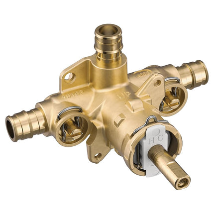 Moen 2328PF M-Pact Posi-Temp Pressure Balancing Valve with 1/2" Cold Expansion PEX Connection, or Unfinished