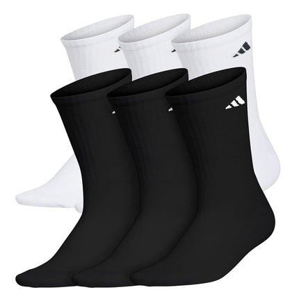 adidas Women's Athletic Cushioned Crew Socks with 