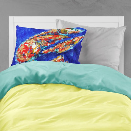 Caroline's Treasures MW1155PILLOWCASE Craw Momma Crawfish Moisture Wicking Fabric Standard Pillowcase, Large, Multicolor