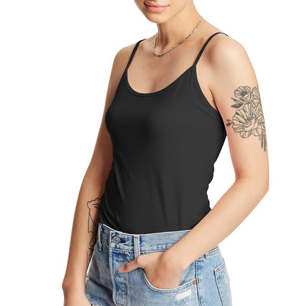 Hanes Women's Stretch Cotton Cami with Built-in Sh