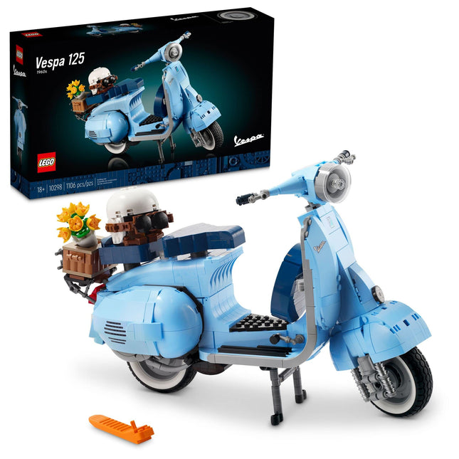 LEGO Icons Vespa 125 Scooter Model Building Kit, V