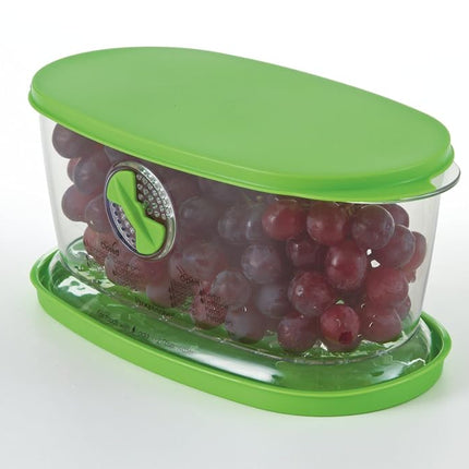 Progressive Prep Solutions by Fresh Fruit, Vegetable, Berry and Lettuce Keeper Fruit & Veggie Keeper 1.9 Quart Green
