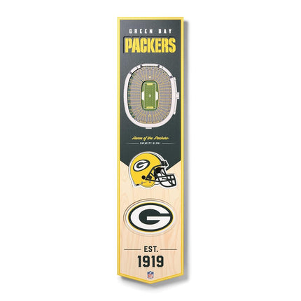 NFL Green Bay Packers Lambeau Field 3D Stadium Ban