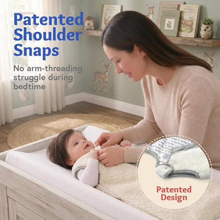 baby deedee Sleep Nest Teddy Baby Sleeping Bag, Ivory, Large (18-36 Months)