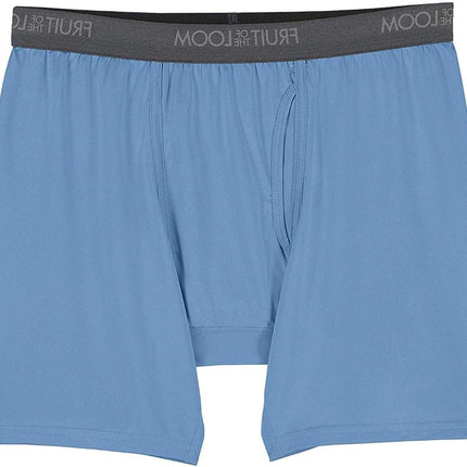 Fruit of the Loom Men's Micro-stretch Boxer Briefs, Regular Leg - Micro Stretch 5 Pack Assorted Colors, XL UK