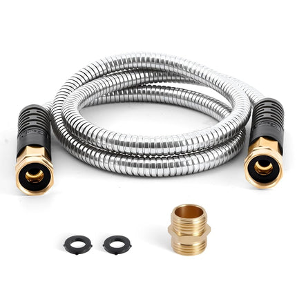 Cesun Female to Female Garden Hose 5 ft, Metal Sho
