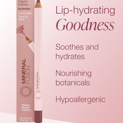 Mineral Fusion Lip Liner Pencil, Burnish 0.04 Ounce