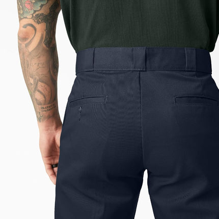 Loose Fit Double Knee Work Pants. Dark Navy, 46 30