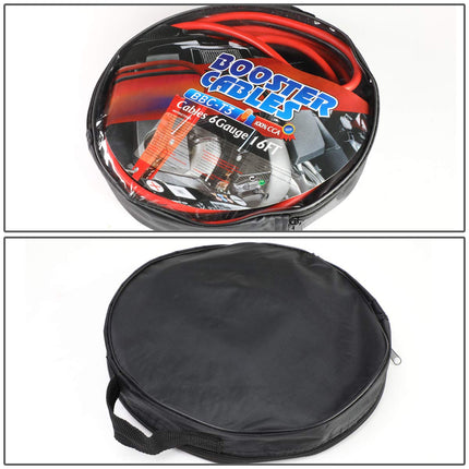 DNA Motoring BBC-T3 Cable de Arranque Reforzado de 4.88m y Calibre 6, 400 Amperios