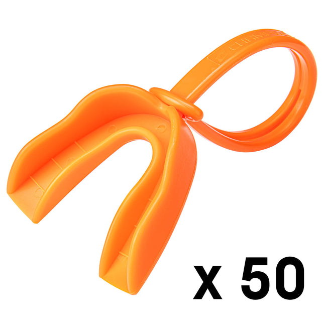 Champro Mouthguard with Strap, Youth, Orange