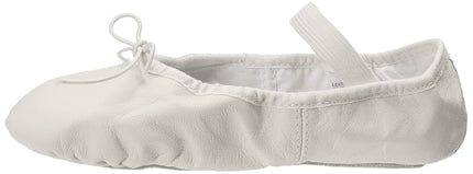 Bloch Women's Dansoft Full Sole Leather Ballet Slipper/Shoe Dance, White, 2.5 Wide