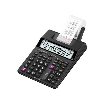 Casio HR-170RC Printing Calculator, Black, 2.6" x 6.5" x 11.6", Black, 2.6" x 6.5" x 11.6"
