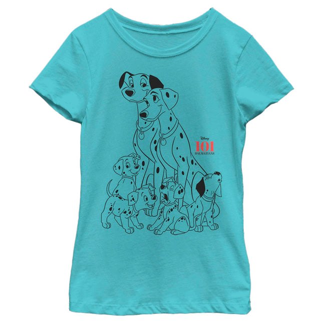 Disney Little, Big 101 Dalmations Dog Pile Girls S