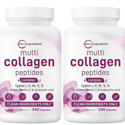 Micro Ingredients 2 Pack Multi Collagen Pills for 
