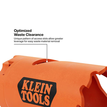 Klein Tools 31014 Bi-Metal Hole Saw, 1-Inch Circle Saw, Metal and Drywall Hole Cutter, Sheet Metal Cutter