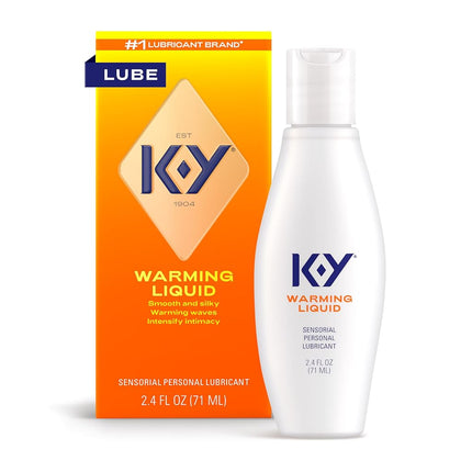 K-Y Warming Liquid Lubricant, 2.5 oz