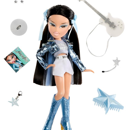 Bratz Pop Starz Jade - Fashion Doll with Collectable Charm, Outfit and Music Accessories