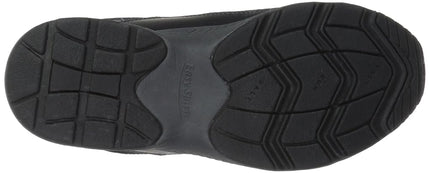 Easy Spirit Womens Romy Leather Athletic Walking Shoes Black 8.5 Medium (B,M)