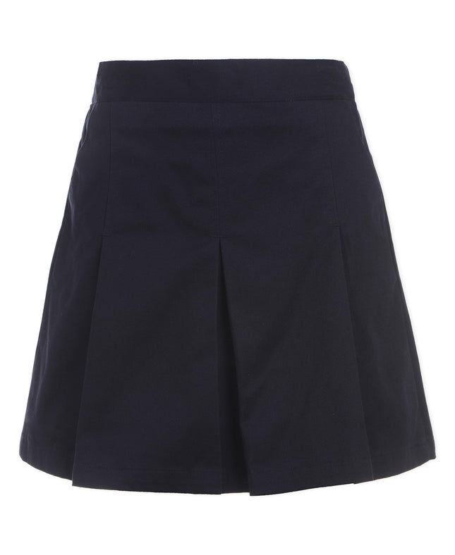 Nautica Girls' School Uniform Pleated Pull-on Scoo