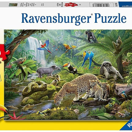 Ravensburger 60 Piece Jigsaw Puzzle with Rainforest Animals, Engaging and Educational Fun, Unique Pieces, Durable for Repeated Use, for 4-8 Years Old Kids