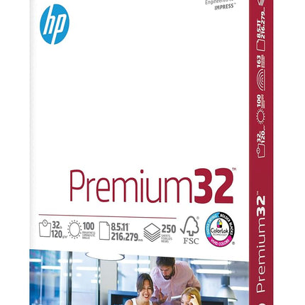 HP Paper, Premium Choice LaserJet, 32lb, 8.5x11, L