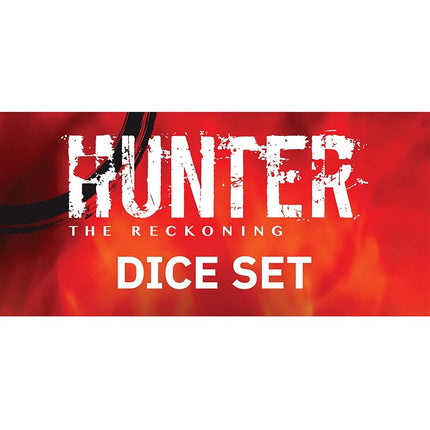 Renegade Game Studios | Hunter: The Reckoning 5th Edition Dice Set | Tabletop Role-Playing Accessory | Ages 18+, Orange