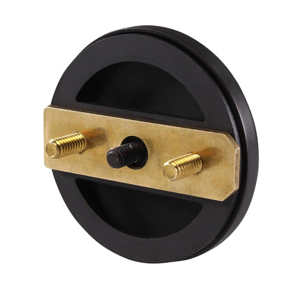 Westbrass 493144H-12 12" & 4" Bath Waste & Overflow Assembly with Tip-Toe Drain Plug and Illusionary Faceplate-SCH. 40 ABS Pipe, 1-Pack, Oil Rubbed Bronze